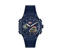 Lacoste Analog Digital Chrono Watch for Men LC33 Collection with Silicone Strap