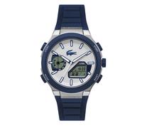 Lacoste LC33 White Dial Blue Silicone Strap Watch