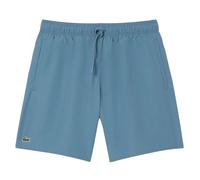 Lacoste Mens Length Monochrome Swim Trunks in Blue - Size Large