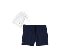 Lacoste Mens Light Quick-Dry Swim Shorts - Blue material_polyester - Size Large