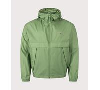 Lacoste Water-Repellent Lightweight Packable Hooded Jacket Green - M