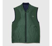 Lacoste Mens Lightweight Reversible Padded Vest in Green - Size Small