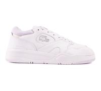 Lacoste Men's Lineshot Premium Leather Trainers Size 10 UK White