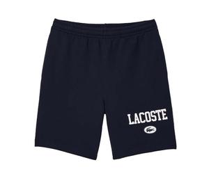 Lacoste Mens Logo Regular Sweat Shorts (XS) (Navy)