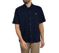 Lacoste Pique Cotton Short Sleeve Shirt Navy