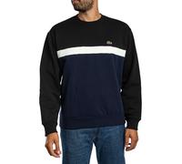 Lacoste Color Block Fleece sweatshirt black white navy blue - M