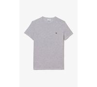 Lacoste Men's Logo T-Shirt Silver Chine in Grey | Size: Large Lacoste Grey L