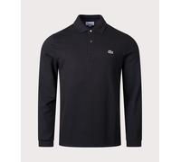 Lacoste Original L.12.12 Mens Long Sleeve Cotton Polo Shirt - Black 031