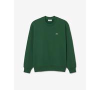Lacoste Mens Long Sleeve Logo Detail Sweatshirt - Dark Green Cotton - Size Large