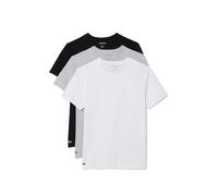 3 Pack Crew Lounge T-Shirts Black/Grey/White L