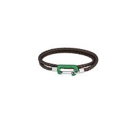 Lacoste Men's MATT Collection Leather Bracelet Brown - 2040314