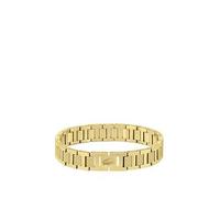 Lacoste Mens Metropole IP H-Link Bracelet, Gold, Men Gold
