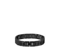 Lacoste Mens Metropole Stainless Steel Bracelet, Black, Men Black