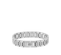 Lacoste Mens Metropole Stainless Steel H-Link Bracelet, Silver, Men Ilver