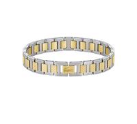 Lacoste Men's Metropole Two-Tone Stainless Steel & Gold IP H-Link Bracelet - 7.5"