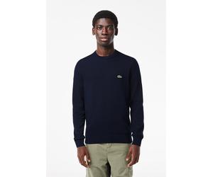 Lacoste Men's Monochrome Crew Neck Sweater - Navy - 6 (44" Chest)