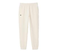 Lacoste Mens Monochrome Sport Jogging Bottoms - White - M - White - 71% Recycled Polyester/25% Organic Cotton/4% Elastane