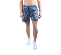 Lacoste Mens Monogram Mid Length Swimming Trunks