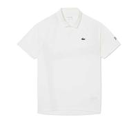 Lacoste Mens Novak Djokovic On Court Tennis Polo Shirt - White - L - White - 92% Polyester/8% Elastane