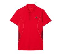 Lacoste Mens Novak Djokovic Regular Tennis Polo Shirt - Red - XL - Red - 92% Polyester/8% Elastane