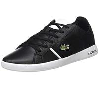 Lacoste Men's Novas 120 1 SMA Sneakers, Black (Blk/Wht 312), 9.5 UK