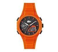 Lacoste Men's Orange Silicone Strap Watch