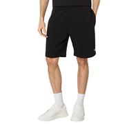 Lacoste Mens Organic Brushed Cotton Fleece Shorts, Black, 4X-Large