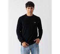 Lacoste Mens Organic Cotton Crew Neck Sweater - Black 031 - Black 031 - XXL