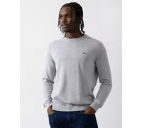 Lacoste Mens Organic Cotton Crew Neck Sweater - Silver Chine CCA