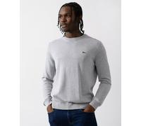 Lacoste Mens Organic Cotton Crew Neck Sweater - Silver Chine CCA - Silver Chine CCA - M