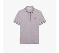 Lacoste Mens Paris Piqué Stretch Regular Polo Shirt - Grey - L - Grey - 94% Cotton/6% Elastane