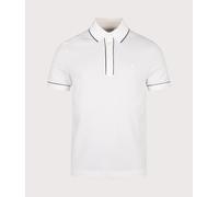 Lacoste Mens Paris Stretch Piqué Polo Shirt - Colour: 70V Flour - Size: 4/M