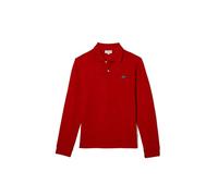 Lacoste Men's Ph2421 Classic fit Long Sleeve Polo Shirt, Nepse Red, L