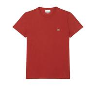 Lacoste Mens Pima Cotton T-Shirt - Red - Red - XS