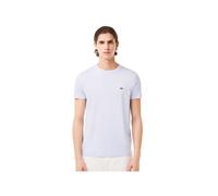 Lacoste Mens Pima T-shirt - Blue Cotton - Size Medium