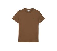 Lacoste Mens Plain Pima T-Shirt - Brown Cotton - Size X-Large