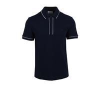 Lacoste Mens Ribbed Collar Shirt - Colour: 166 Navy Blue - Size: 5/L