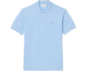 Lacoste Mens Polo Shirt Classic Fit Logo Branded Polo in Washed Effect Pale Blue