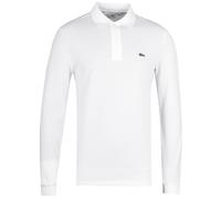 Lacoste Original L.12.12 Long Sleeve Cotton Polo Shirt Size 5 - L White