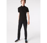 Lacoste Mens polo shirt with short sleeves - Black Cotton - Size Medium