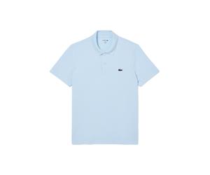 Lacoste Mens Poloshirt - Light Blue Cotton - Size Large