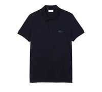 Lacoste Mens Quilted Regular Polo Shirt - Blue - Blue - XS
