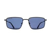 Lacoste Men's Rectangle Dark Gunmetal Blue L277S in Grey Lacoste Grey One Size