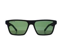 Lacoste Men's Rectangle Matte Black Green L998S Lacoste Black One Size