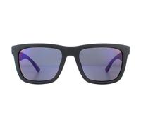Lacoste Men's Rectangle Matte Blue Navy Blue Sunglasses Lacoste Blue One Size