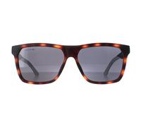 Lacoste Men's Rectangle Matte Havana Grey L972S in Brown Lacoste Brown One Size