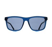 Lacoste Men's Rectangle Transparent Blue Grey Blue L6025S Lacoste Blue One Size