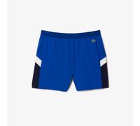Lacoste Mens Recycled Polyamide Colourblock Swimming Trunks in Blue - Size Medium