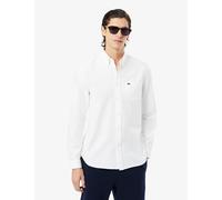 Lacoste Men's Regular Fit Pure Cotton Oxford Shirt - White, White