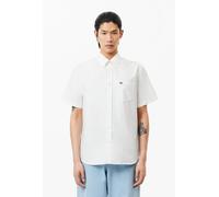 Lacoste Men's Regular Fit Short Sleeved Oxford Shirt - White - 42